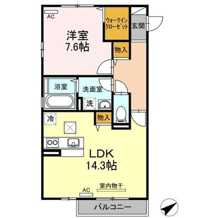 Melfeelの物件間取画像